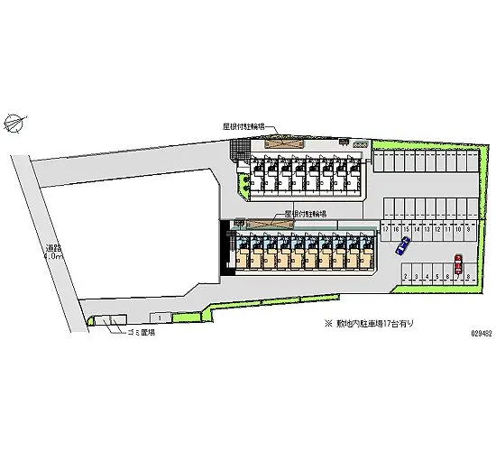 ★手数料０円★東松山市松山町３丁目　月極駐車場（LP）